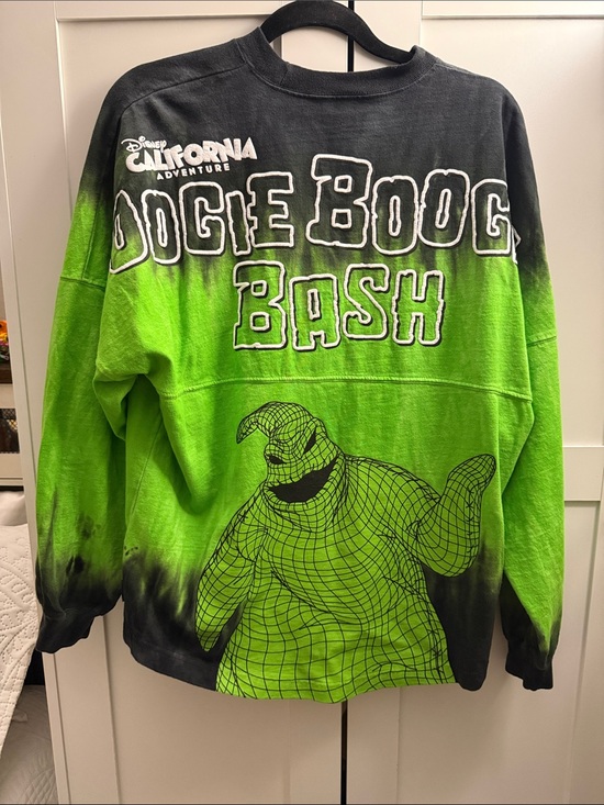 Disney Tops - Disney Black & Neon Green Oogie Boogie Bash Graphic Sweatshirt